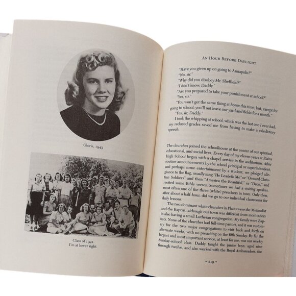 An Hour Before Daylight By Jimmy Carter Hardcover Memories of a Rural Boyhood HC - Picture 5 of 9